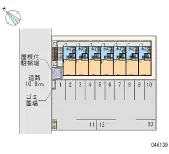 ★手数料０円★岩見沢市八条東１丁目　月極駐車場（LP）